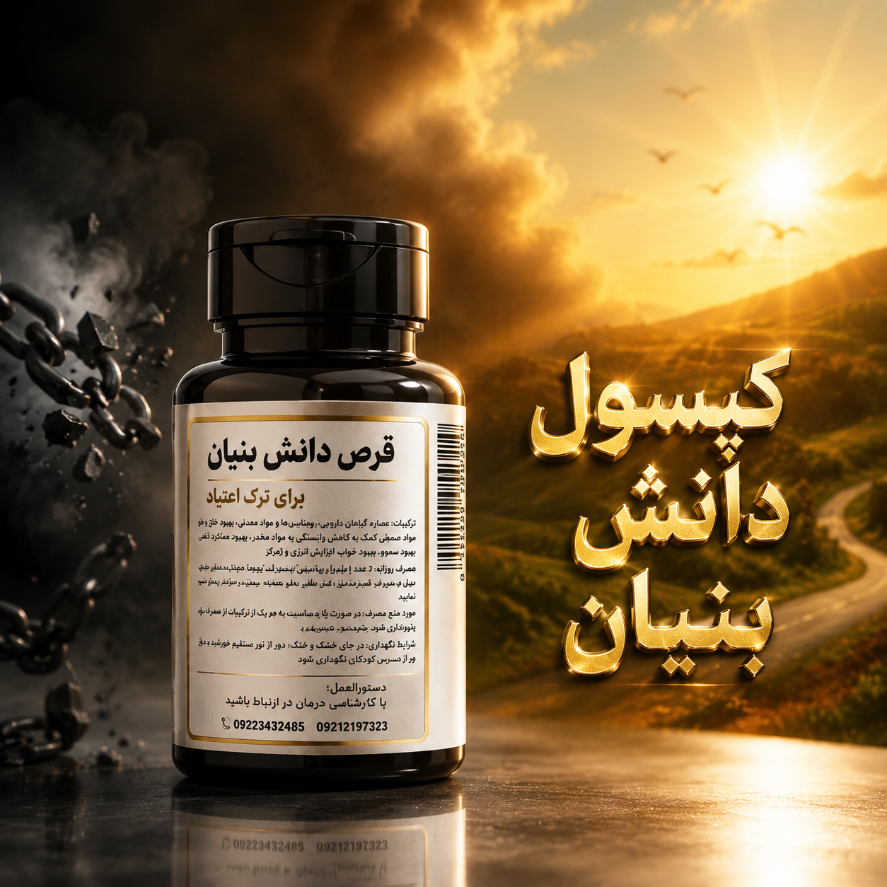 کپسول (ترک شیره تا 3 گرم ) نوگام دانش بنیان  (باضمانت ترک) ارسال فوری